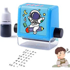 Birud  Stamps for Kids, Roller Design Teaching Stamp, Math Stamps Practice Tools For Single Addition,Subtraction,multipication and division(pack of 1)