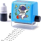 Birud  Stamps for Kids, Roller Design Teaching Stamp, Math Stamps Practice Tools For Single Addition,Subtraction,multipication and division(pack of 1)