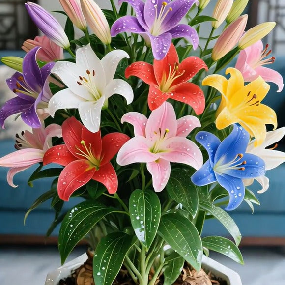 NEW COLORFUL PERFUME LILY BULBS SEEDS(pack of 2)