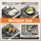 NEW Extra Large Silicone Dish Drying Mat (ASSORTED COLOR)
