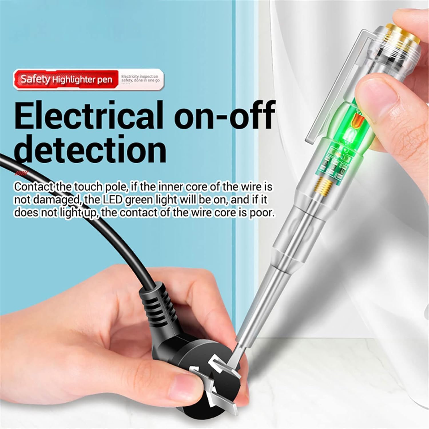 Detector Multi-function LED Test Pen with Screwdriver for Electric Power Testing